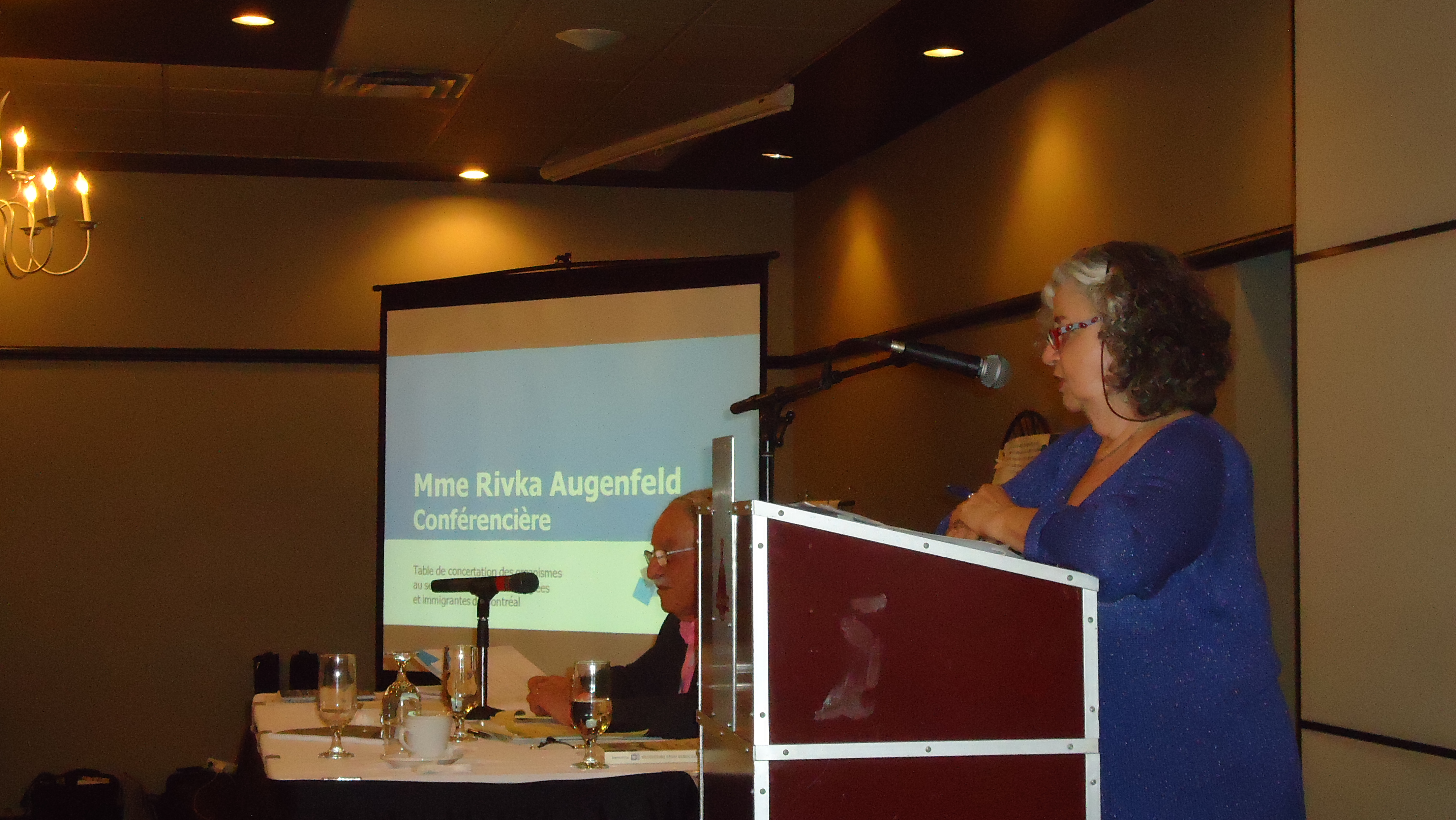 Conférence de Mme Rivka Augenfeld lors de l&rsquo;AGA de l&rsquo;AQDR