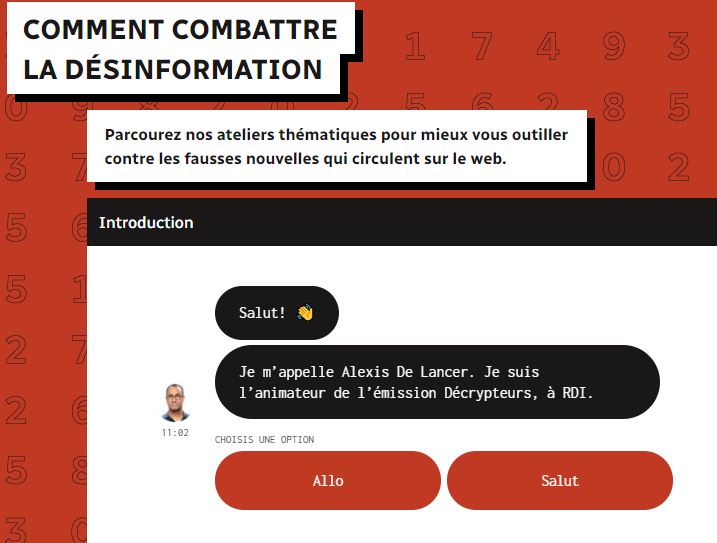 Un robot vous informe sur comment détecter les fausses nouvelles