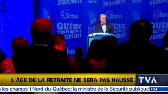 L’âge de la retraite ne sera pas haussé | tva.canoe.ca – Salut, Bonjour! | 15 juin 2015