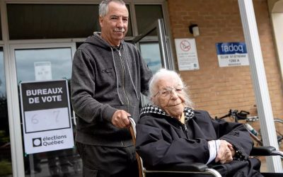 Exercer son devoir civique à près de 100 ans