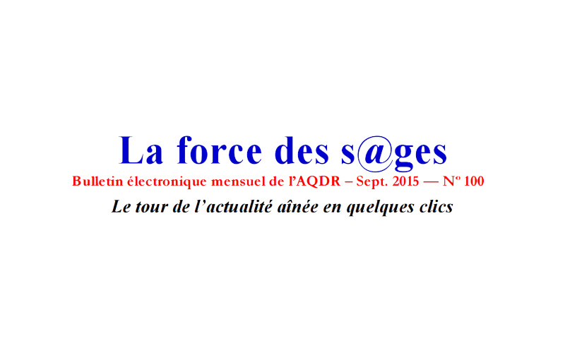La force des s@ges – septembre 2015