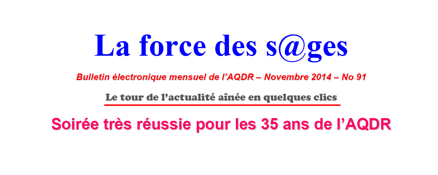 La force des s@ges – novembre 2014