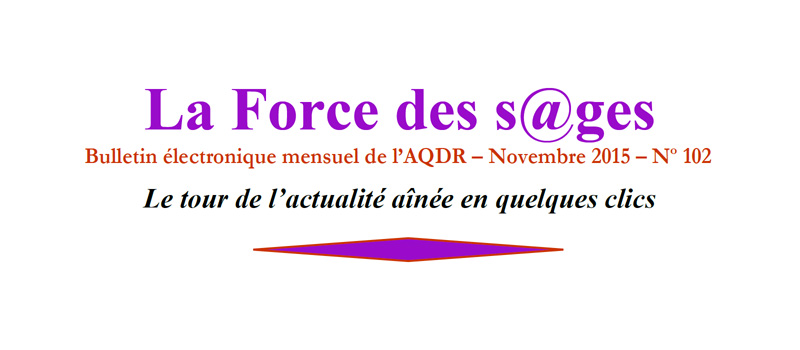 La force des s@ges – novembre 2015