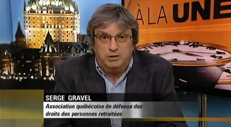 Entrevue de Serge Gravel du comité Revenu et fiscalité de l&rsquo;AQDR nationale | À la une | 11 juin 2015