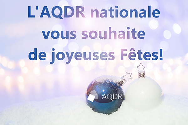 Meilleurs vœux de l’AQDR nationale: Joie, santé et revendications!